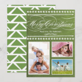  moderne typografie-alkbordfotokaart (Voorkant / Achterkant)