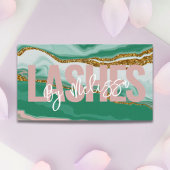 Moderne Typografie Beauty Make-up Artiest Lashes Visitekaartje