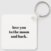 Moderne typografie Beste mama ooit foto Sleutelhanger (Achterkant)