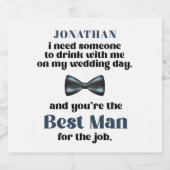 Moderne typografie Beste voorstel Bier Etiket (Enkel label)