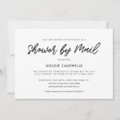 Moderne typografie Bruiloft per post Kaart (Voorkant)