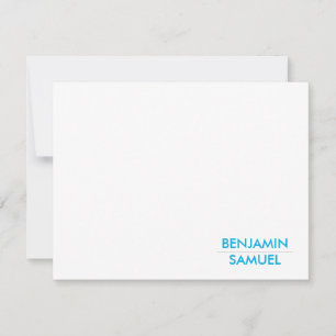 Moderne typografie Dank u wel de balk Mitzvah RSVP Kaartje