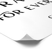 Moderne typografie Dankbaarheid Poster (Hoek)