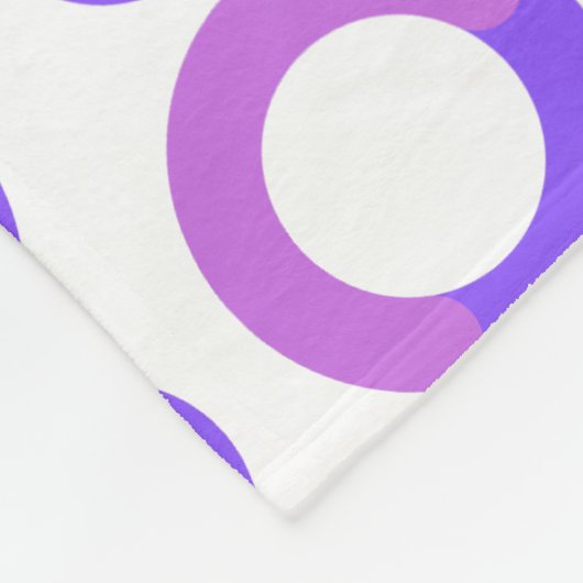 Moderne typografie Elegant script Fleece Deken (Hoek)