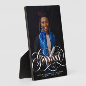 Moderne Typografie Foto Afstuderen Fotoplaat (Zijkant)