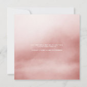 Moderne Typografie Foto Wedding Kaart (Achterkant)