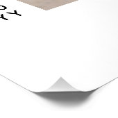 Moderne typografie fotocollage Kerstmis Perfect Poster (Hoek)