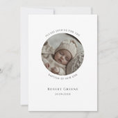 Moderne typografie Fotodoop Kaart (Voorkant)