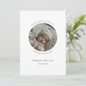 Moderne typografie Fotodoop Kaart (Staand voorkant)