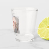 Moderne Typografie Fotografie Memorial Shot Glas (Rechts)