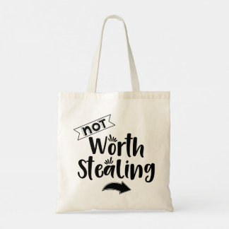 Moderne typografie grappige citaten tote bag