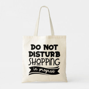 Moderne typografie leuke citaten tote bag