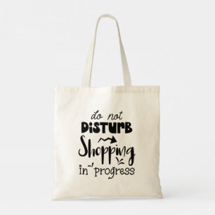 Moderne typografie leuke citaten tote bag