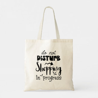 Moderne typografie leuke citaten tote bag
