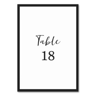 Moderne typografie Minimalistische bruiloft Kaart