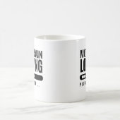 Moderne typografie Mom Brain Loading Please Wait Koffiemok (Center)