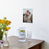 Moderne typografie noemt trouwfoto goud folie afdrukken (Laag (Keuken))