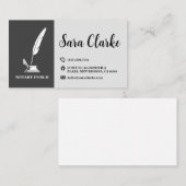 Moderne typografie notariële visitekaartjes (Voorkant / Achterkant)