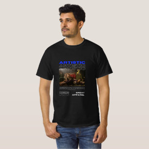 Moderne Typografie Pop Culture T-Shirt