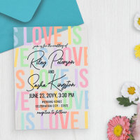 Moderne typografie regenboog letters LGBTQA bruilo