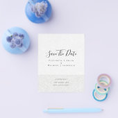 Moderne typografie Save The Dates BUDGET Flyer (Enkel)