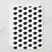 Moderne typografie script foto voor afstuderen kaart (Achterkant)