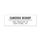 Moderne Typografie Self Inking Return Address Stam