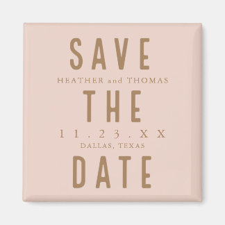 Moderne Typografie Weddenschap bespaart de data Magneet