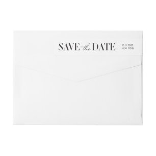 Moderne Typografie Weddenschap sparen de Datum