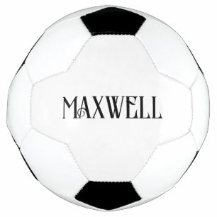 Moderne Typografie Zwarte Familienaam Voetbal