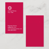 Moderne typografische Visitekaartjes (Voorkant / Achterkant)