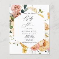 Moderne uitnodiging tot Baby shower | Sutton Flyer