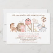 Moderne uitnodiging tot eerste Boerderij (Voorkant)