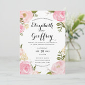 Moderne uitnodiging tot het huwelijk (Staand voorkant)