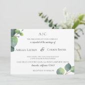 Moderne uitnodiging tot het uitzenden van een lefb (Staand voorkant)