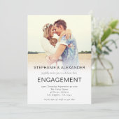 Moderne uitnodiging van de Partij van de Overeenko (Staand voorkant)