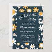 Moderne uitnodiging van Floral Bachelorette (Voorkant)