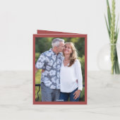 Moderne uitnodiging voor 50e huwelijksverjaardag (Achterkant)