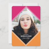 Moderne uitnodiging voor Afstuderen voor geometris (Voorkant)