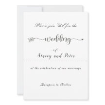 Moderne uitnodiging voor bruiloft