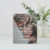 Moderne uitnodiging voor Casual fotowedstrijd (Staand voorkant)