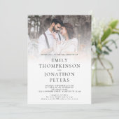 Moderne uitnodiging voor een aangepaste QR-code vo (Staand voorkant)