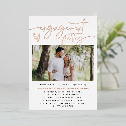 Moderne uitnodiging voor een legante fotowedstrijd (Staand Voorkant)