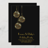 Moderne uitnodiging voor feestdag (Voorkant / Achterkant)