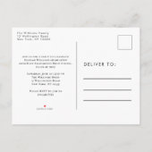 Moderne uitnodiging voor fotocollage Graduation Pa (Achterkant)