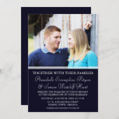 Moderne uitnodiging voor fotoweddenschappen (Voorkant / Achterkant)