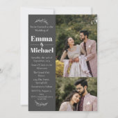 Moderne uitnodiging voor het leggen van een rondje (Voorkant)