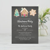 Moderne uitnodiging voor kerstfeestdagen (Staand voorkant)