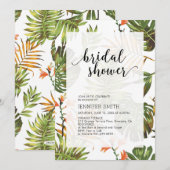 Moderne uitnodiging voor tropische weddenschappen (Voorkant / Achterkant)