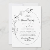 Moderne uitnodiging voor weddenschappen (Voorkant)